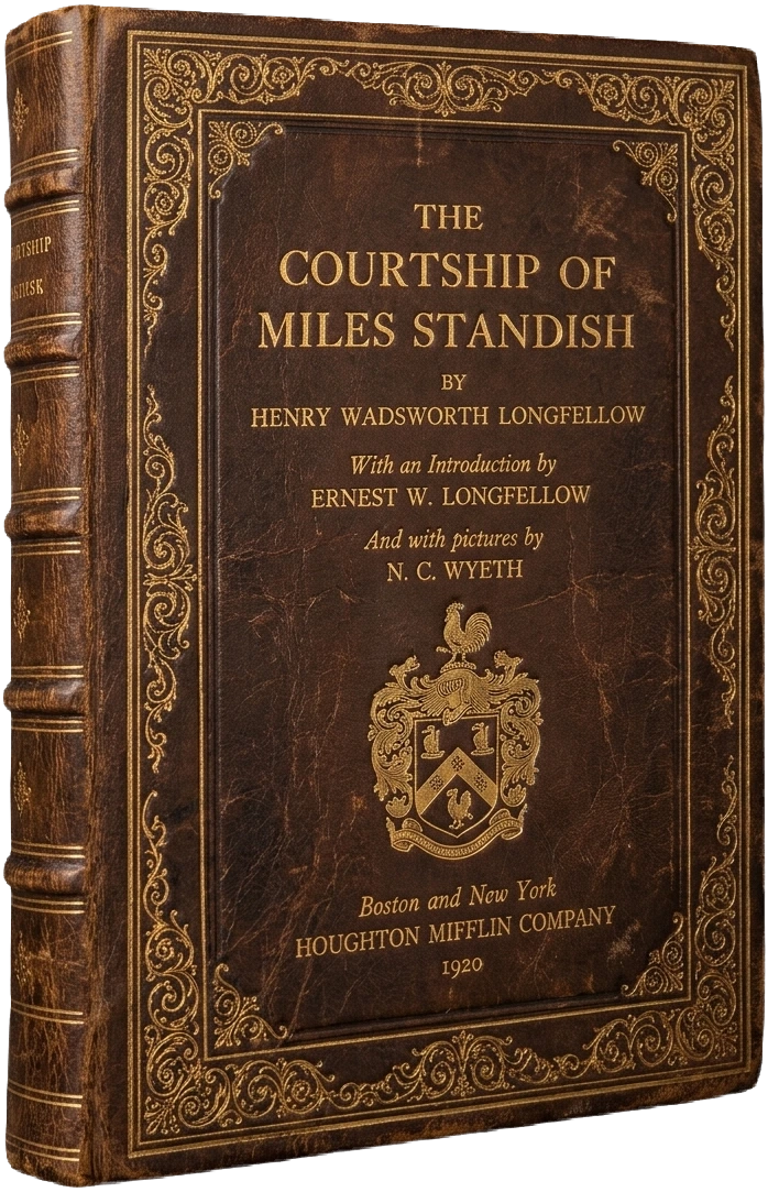 The Courtship of Miles Standish, by Henry Wadsworth Longfellow, with pictures by N. C. Wyeth